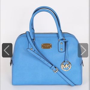 MICHAEL KORS BLUE HANDBAG